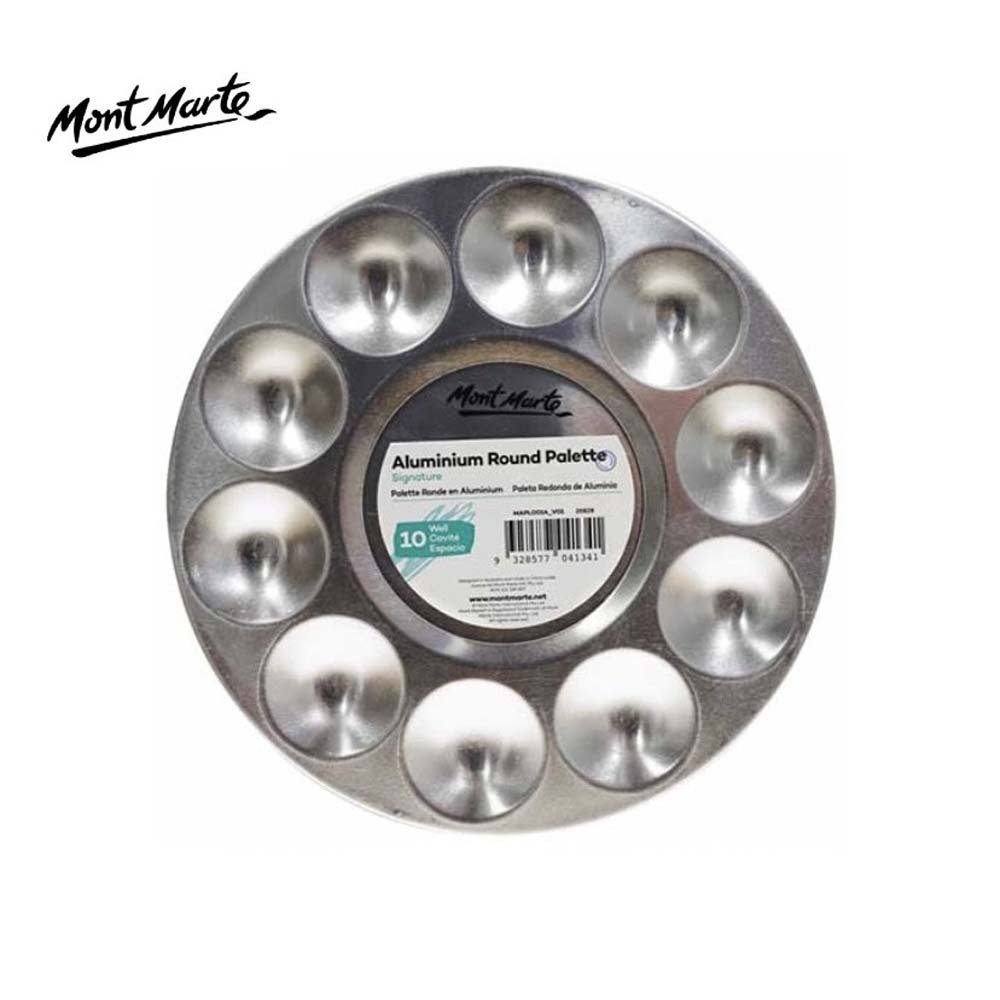 MM Aluminium Round Palette 10 Well