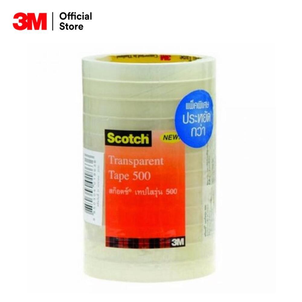 3M Scotch 500 1/2"X36Yds 3"C 1X12Rl Tw (Cc)