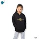 Max & Mia Kid Hoodie T17 Black (Extra Small)