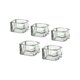 Ikea Glasig Tealight Holder, Clear Glass, 5x5CM 202.901.26