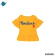 Max & Mia Kid Girl Blouse LBD009 Yellow 5 Years