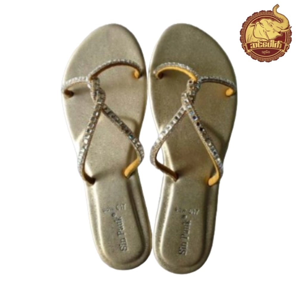 Sin Pauk Women Leather Sandal Kyut Pate (No-40,BGW-017)