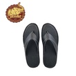 Sin Pauk Men Leather Slipper YS-004 Black (No-42)