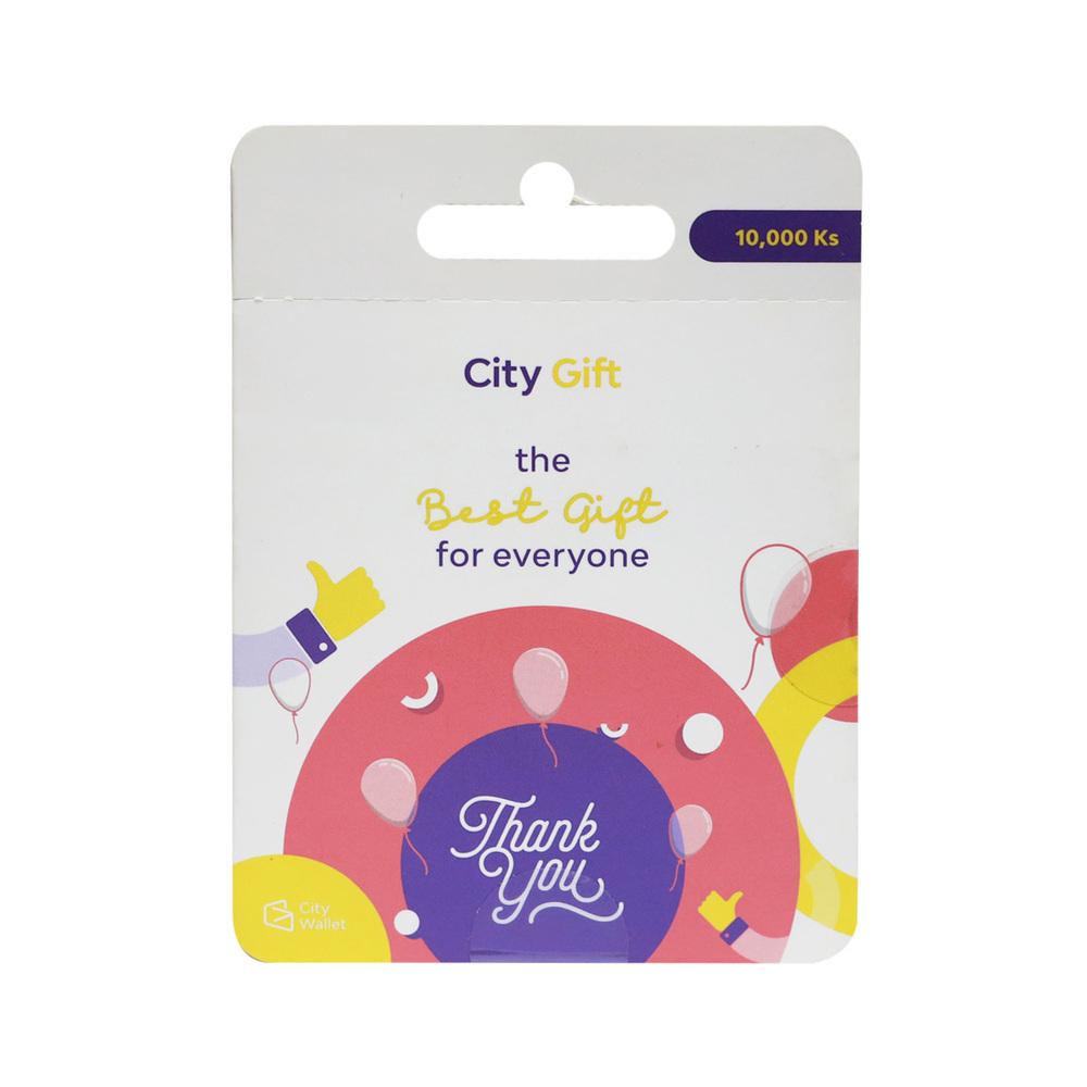 City Gift Card - Thank You (10000 Ks)