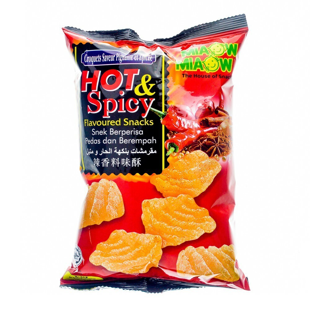 Miaow Miaow Hot&Spicy Snacks 60G