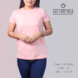 Cottonfield Women Short Sleeve Plain T-shirt C97 (XL)