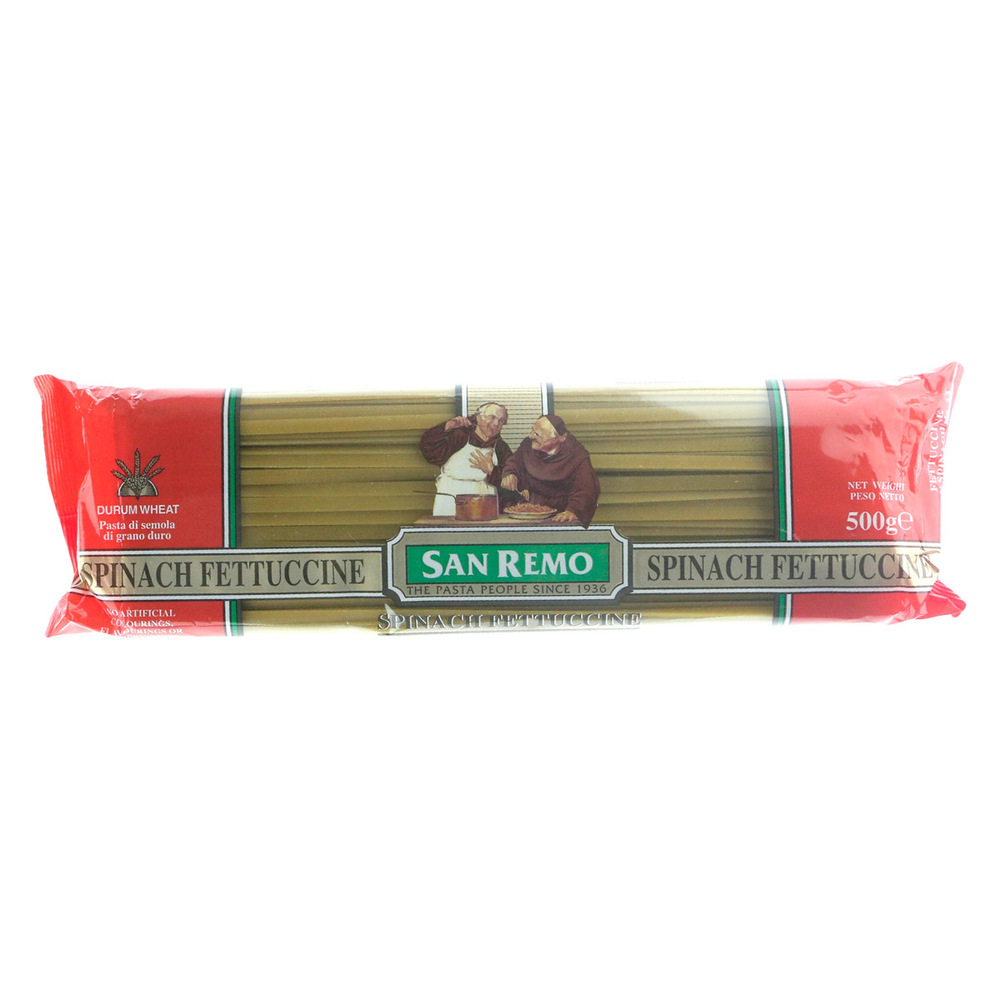 San Remo Spinach Fettuccini NO.13 500G