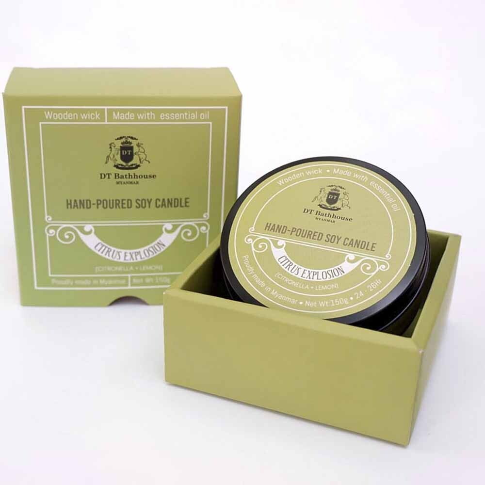 DT Bathhouse Soy Wax Candle (Citrus Explosion ) 150G