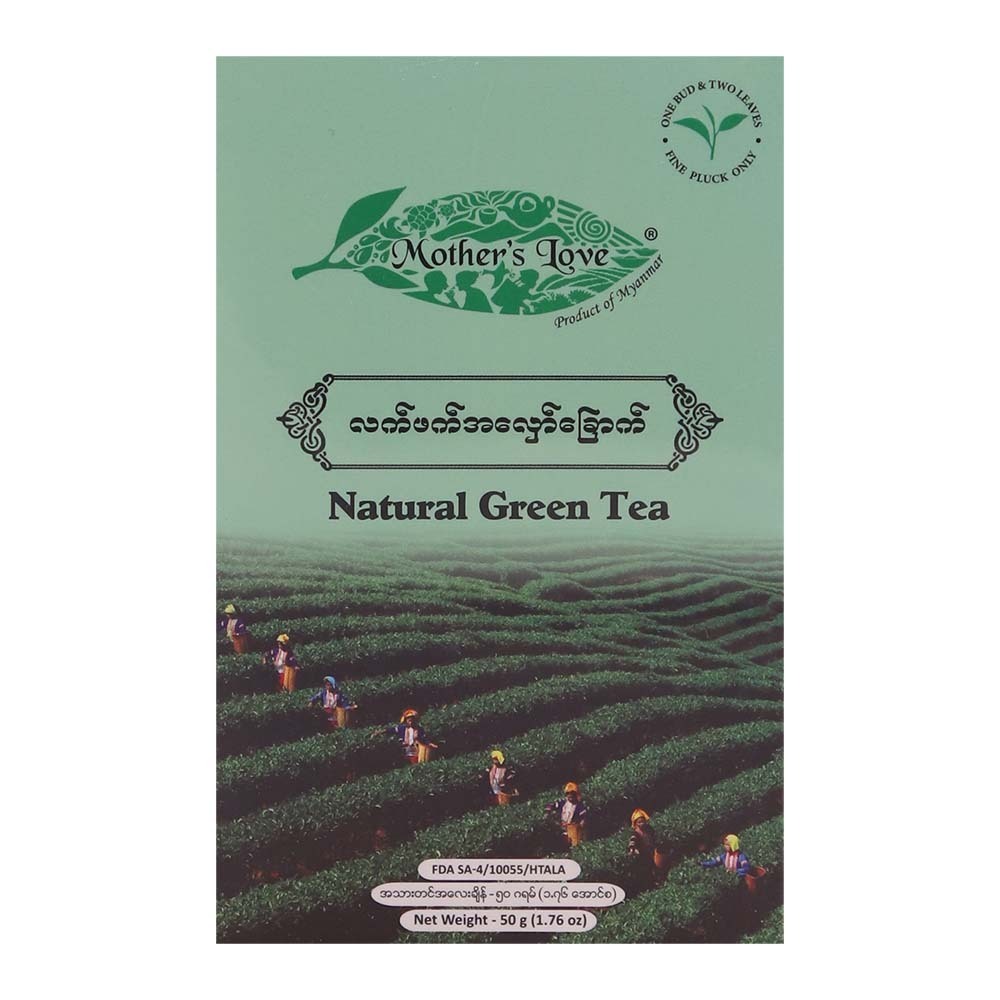 MotherPCS Love Green Tea Natural 50G (Box)