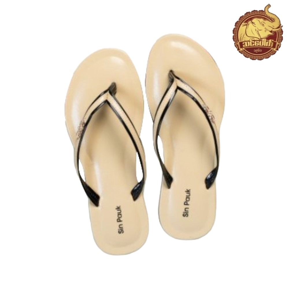 Sin Pauk Women Leather Slipper (Design-5,No-39) SGW-023