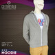 Cottonfield Men Hoodie with zip C45 (Large)