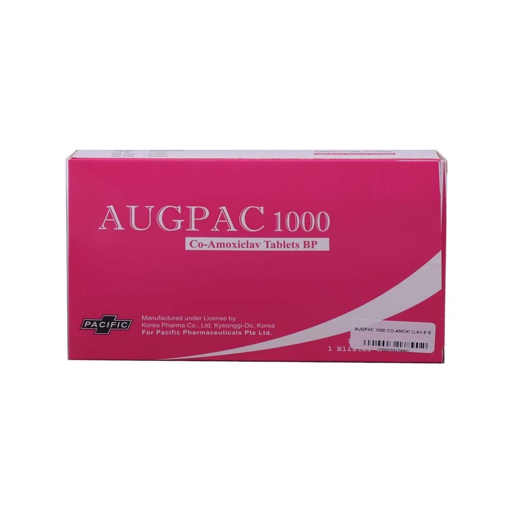 Augpac 1000 Co-Amoxiclav 6PCS