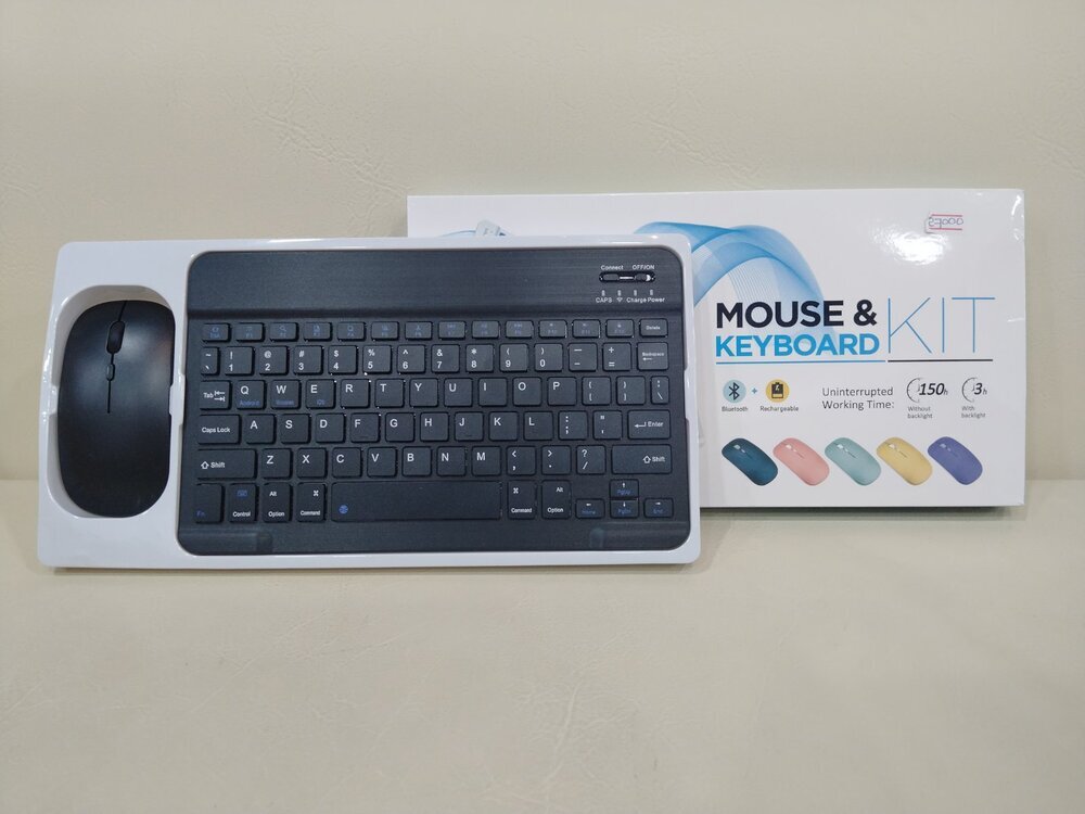 Kit Mouse & Keyboard Bluetooth Rechargeable