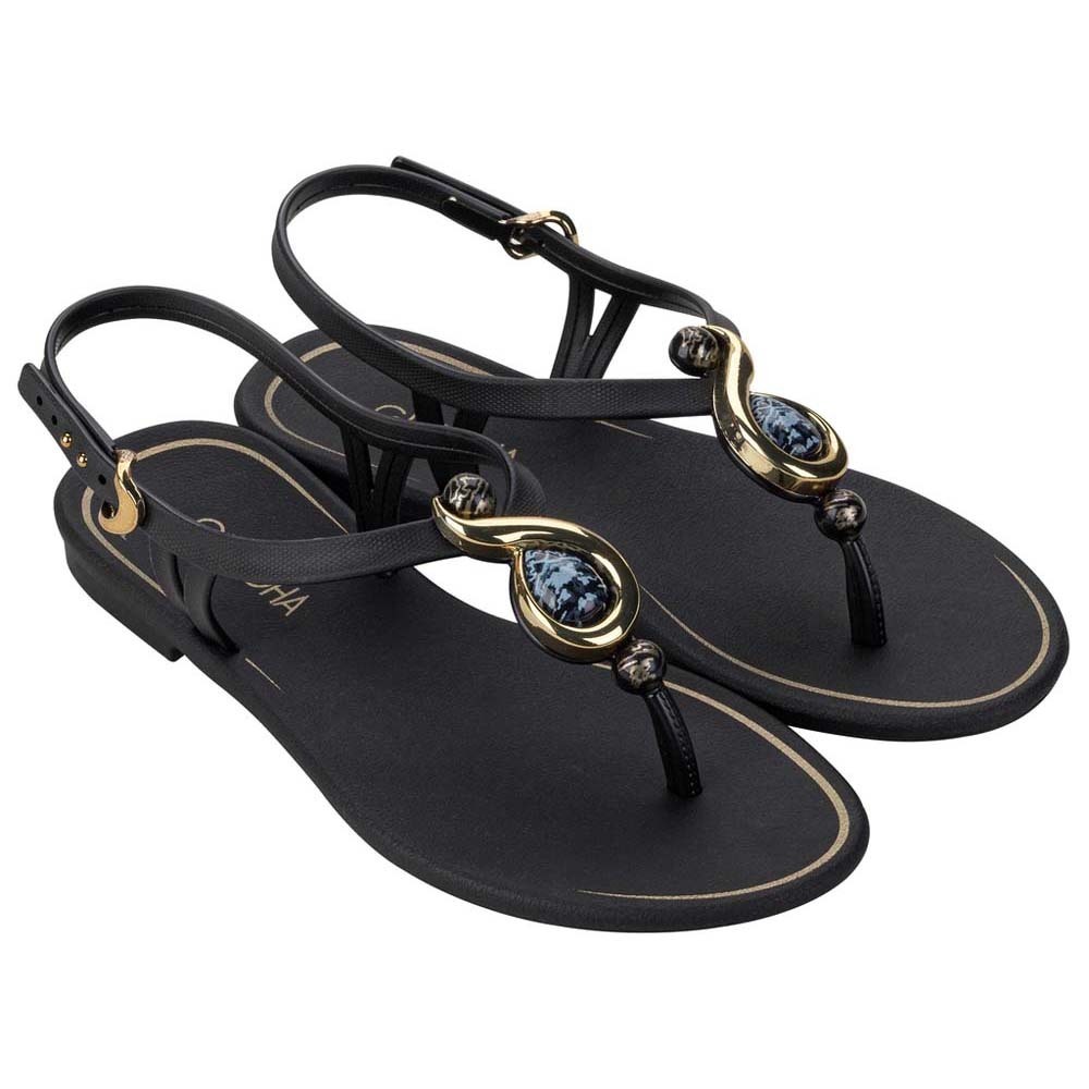 Grendha Harmonia Sand Ad Sandal (No-5) Black
 119084BG46705