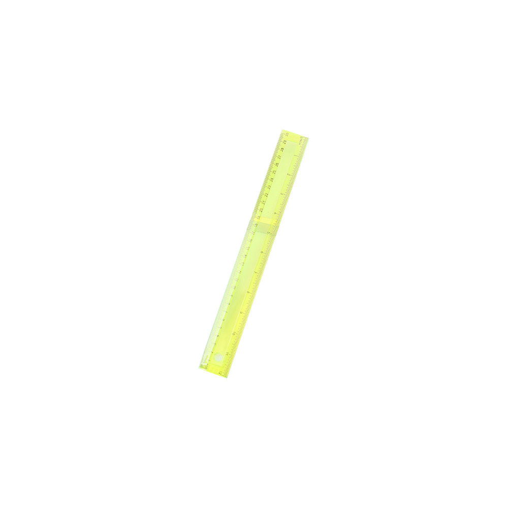 Plastic Ruler Yellow 61900001