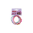 Titania Elastics With Bow Silicon 6 PCS No.7832