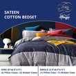 Cozy Sateen Bedsheet 6'x6.5'(King) 004
