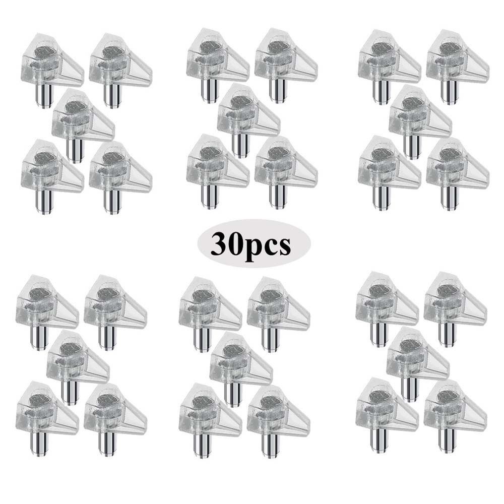 Jaramy Cabinet Shelf Pegs For Kitchen Furniture - 30 PCS