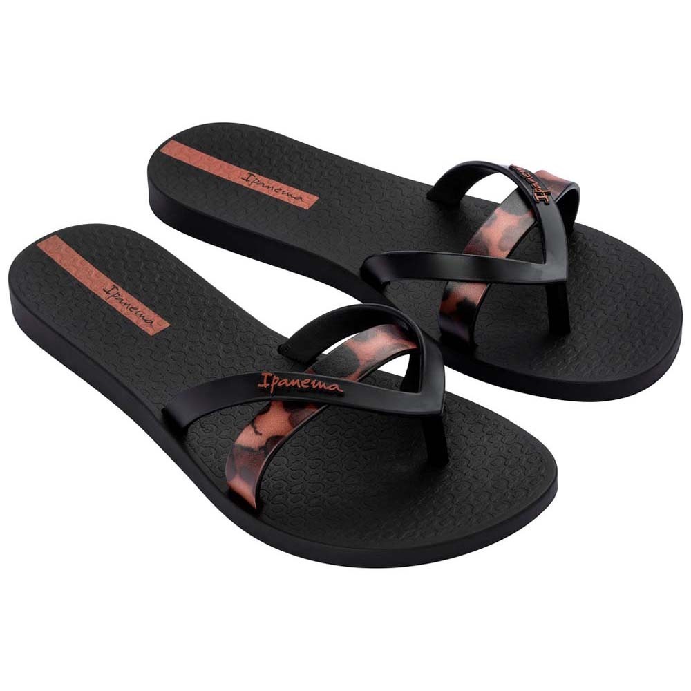 Ipanema Kirei Chic Fem Flip (No-8) Black/Brown Tile 183673BB74008