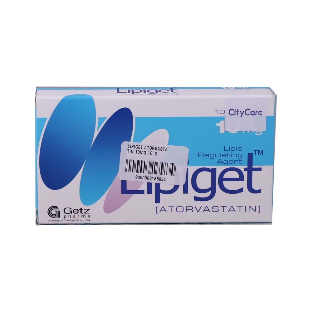 Lipiget Atorvastatin 10MG 10PCS