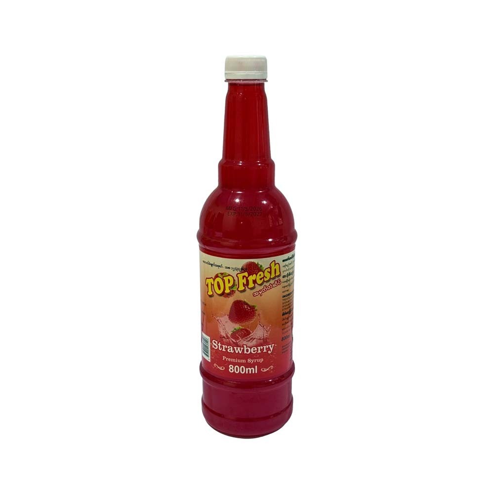 Top Fresh Strawberry Premium Syrup 800ML