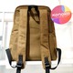 Konoko Peacock Backpack XL Size (Brown)