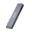 Choetech M14 GY 7 IN 1 USB TYPE C Multiport Adapter Sliver