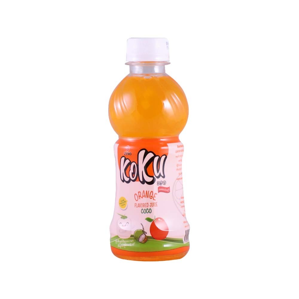 Koku Orange Flavour Jelly Juice With Nata De Coco 265ML