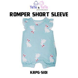 Tee RayKid Romper Short Sleeve KRPG-S101 (3-6Month) White