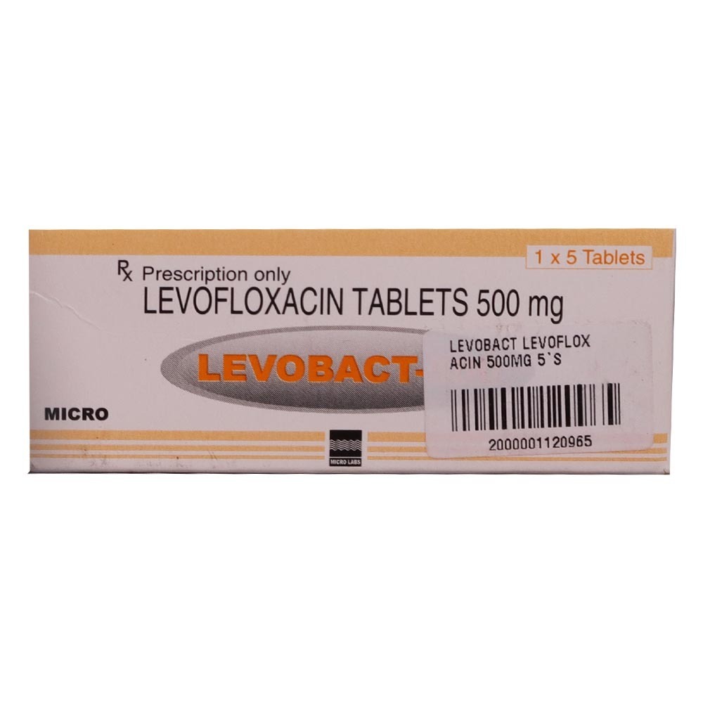 Levobact Levofloxacin 500MG 5Tablets