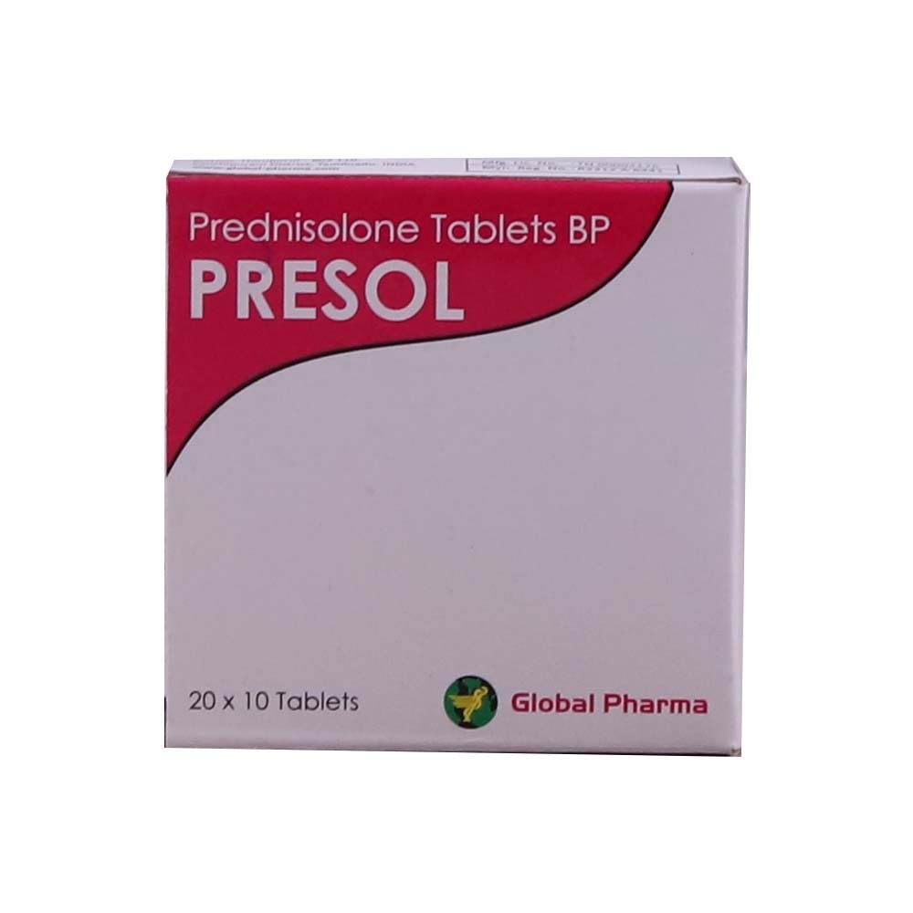 Presol Prednisolone 5MG 10PCS 1X20