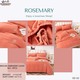 Rosemary Brocade Double Bedsheet Set SD-10 Orange