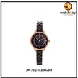 Dennis Martin Women Watch DM7124LBRGBA Cherry Oo