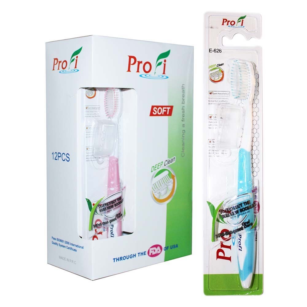 Pro Fi  Toothbrush No.E 626 (12PCS)