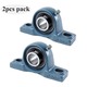 Jaramy Block Bearing Steel Cast Iron With Screw Lock P205-25MM (2PCS Set)