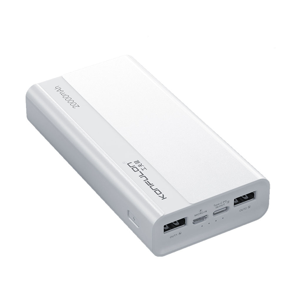 Konfulon A16Q (20000mAh Fast Charging 22.5W Power Bank) White