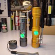 MTH USB Metal Flashlight Gold, Gray