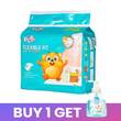 BuBu Bear Flexible Fit Baby-Dry Diapers Tape (Small) 36PCS