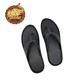 Sin Pauk Men Leather Slipper YS-004 Black (No-42)