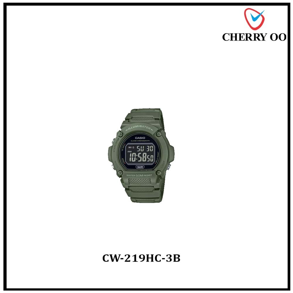 Casio General Men Watch CW-219HC-3B  Cherry Oo