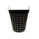 LHI236BLK Lock & Lock Laundry Basket With Bag ( Large ) 300 x 300 x 345MM (Black)
