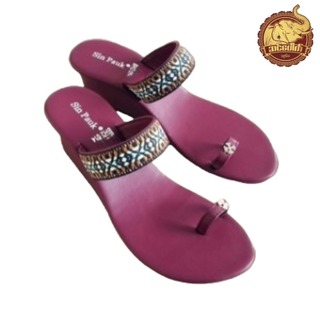 Sin Pauk Women Leather Sandal (Design-1,No-35) BH2-014