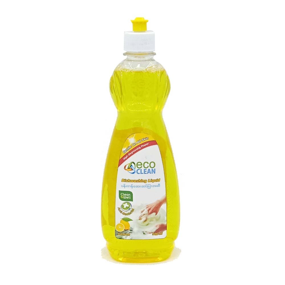 Eco Clean Dish Wash (Lemon) 500ML