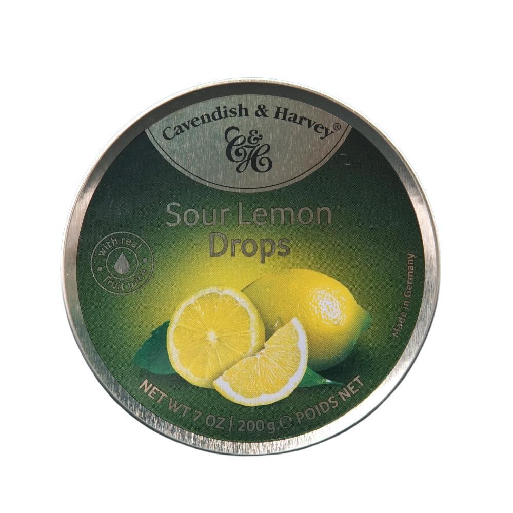 Cavendish & Harvey Sour Lemon Drops Candy 200G