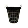 LHI236BLK Lock & Lock Laundry Basket With Bag ( Large ) 300 x 300 x 345MM (Black)
