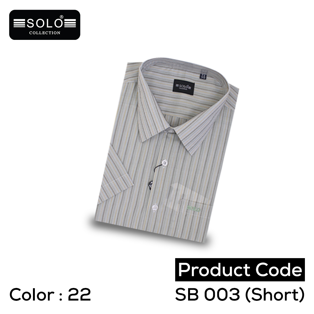 Solo Collection SB 003 (Short) Regular Shirt Medium 22