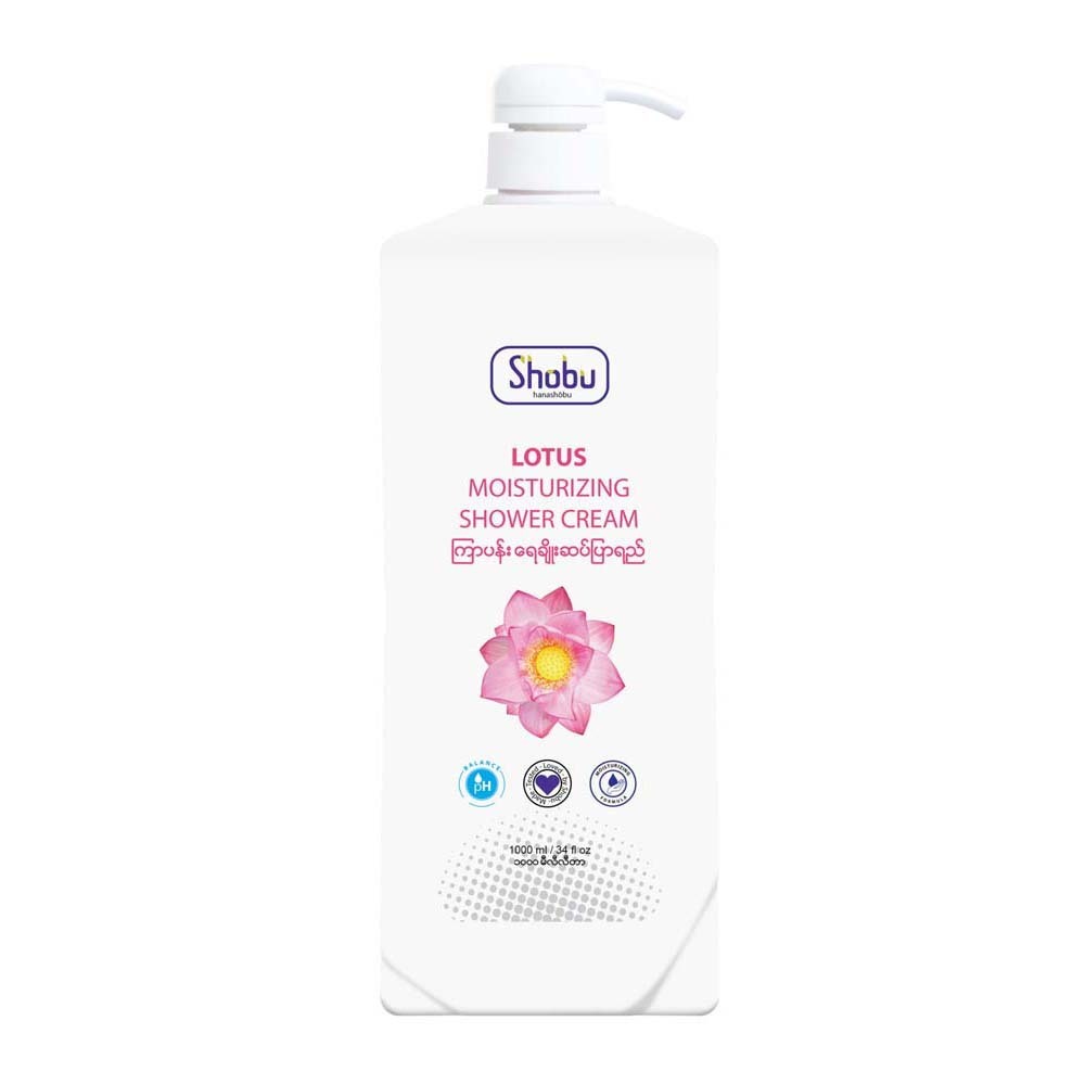 Shobu Moisturizing Shower Cream (Lotus ) 1000ML