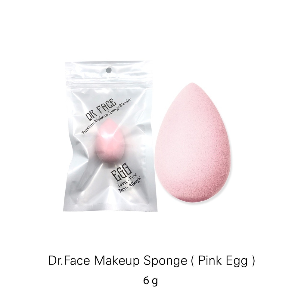 Dr.Face Premium Makeup Sponge Blender 6G (Pink Egg)