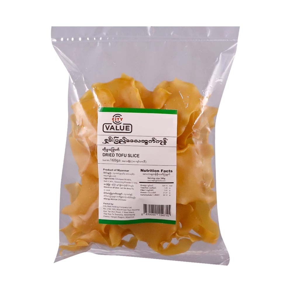 City Value Dried Tofu Slice 160G