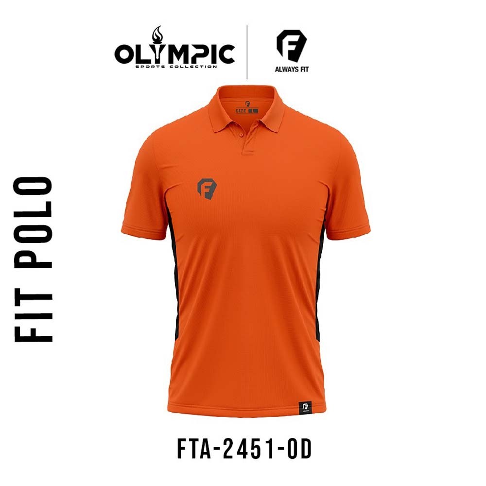 Fit Polo FTA-2451-OD Orange (Extra Large)